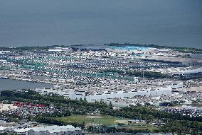 Distant view of Nissan Motor Kyushu Plant